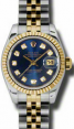 Product Image: Rolex Lady-Datejust 26 179173-BLUDFJ Blue Diamond Fluted Yellow Gold Stainless Steel Jubilee - BRAND NEW