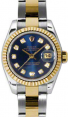 Product Image: Rolex Lady-Datejust 26 179173-BLUDO Blue Diamond Fluted Yellow Gold Stainless Steel Oyster - BRAND NEW