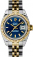 Product Image: Rolex Lady-Datejust 26 179173-BLUSJ Blue Index Fluted Yellow Gold Stainless Steel Jubilee - BRAND NEW