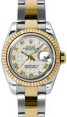 Product Image: Rolex Lady-Datejust 26 179173-IVRPRO Ivory Pyramid Roman Fluted Yellow Gold Stainless Steel Oyster - BRAND NEW