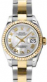 Product Image: Rolex Lady-Datejust 26 179173-MOPRFO White Mother of Pearl Roman Fluted Yellow Gold Stainless Steel Oyster - BRAND NEW