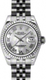 Product Image: Rolex Lady-Datejust 26 179174-MOPRJ White Mother of Pearl Roman Fluted White Gold Stainless Steel Jubilee - BRAND NEW