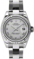 Product Image: Rolex Lady-Datejust 26 179174-SLVRO Silver Roman Fluted White Gold Stainless Steel Oyster - BRAND NEW