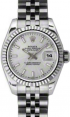Product Image: Rolex Lady-Datejust 26 179174-SLVSJ Silver Index Fluted White Gold Stainless Steel Jubilee - BRAND NEW