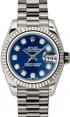 Product Image: Rolex Lady-Datejust 26 179179-BLUDP Blue Diamond Fluted White Gold President - BRAND NEW