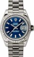 Product Image: Rolex Lady-Datejust 26 179179-BLUSP Blue Index Fluted White Gold President - BRAND NEW