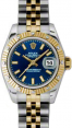 Product Image: Rolex Lady-Datejust 26 179313-BLUSJ Blue Index Fluted Diamond Yellow Gold Stainless Steel Jubilee - BRAND NEW