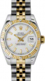 Product Image: Rolex Lady-Datejust 26 179313-WHTSJ White Index Fluted Diamond Yellow Gold Stainless Steel Jubilee - BRAND NEW