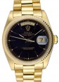 Product Image: Rolex Day-Date President 18038 Men's 36mm Black Index Fluted 18k Yellow Gold President