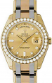 Product Image: Rolex Day-Date Special Edition 18948-GLDDDT 39mm Champagne Diamond Yellow & White Gold Tridor - BRAND NEW