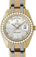 Product Image: Rolex Day-Date Special Edition 18948-SLVDDT 39mm Silver Diamond Yellow & White Gold Tridor - BRAND NEW