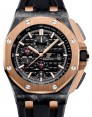Product Image: Audemars Piguet 26406FR.OO.A002CA.01 Royal Oak Offshore Chronograph “Qe Ii Cup 2016” 44mm Black Tapisserie Index Forged Carbon Rose Gold Rubber - BRAND NEW