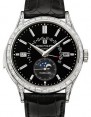 Product Image: Patek Philippe 5217P-001 Grand Complications Perpetual Calendar Day Month Moon Phase 39.5mm Black Index Platinum Leather Manual BRAND NEW