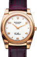Product Image: Rolex Cellini Cestello Ladies 5320-5 White Arabic / Index Rose Gold Burgundy Leather Quartz BRAND NEW