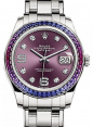Product Image: Rolex Pearlmaster 39 86349SAFUBL Red Grape Diamond Set with Sapphires White Gold BRAND NEW