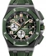 Product Image: Audemars Piguet Royal Oak Offshore Chronograph Ceramic 44mm Green Bezel 26405CE.OO.A056CA.01 - PRE-OWNED