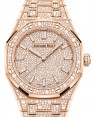 Product Image: Audemars Piguet Royal Oak Self Winding 34mm Pink Rose Gold Diamond Dial 77452OR.ZZ.1365OR.01 - BRAND NEW