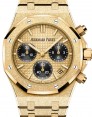 Product Image: Audemars Piguet Royal Oak Chronograph 41mm Frosted Yellow Gold Yellow Dial 26240BA.GG.1324BA.01