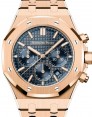 Product Image: Audemars Piguet Royal Oak Chronograph 38mm Rose Gold Blue Dial 26715OR.OO.1356OR.01