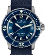 Product Image: Blancpain Fifty Fathoms Automatique Titanium 45mm Blue Dial NATO Strap 5015 12B40 NAOA - BRAND NEW