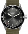 Product Image: Blancpain Fifty Fathoms Bathyscaphe Steel 43mm Black Dial NATO Strap 5000 1110 NAKA - BRAND NEW