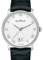 Product Image: Blancpain Villeret Grande Date Steel White Dial Alligator Leather Strap 6669 1127 55B - BRAND NEW