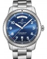 Product Image: Breitling Aviator 8 Automatic Day & Date 41 Stainless Steel 41mm Blue Dia Steel Bracelet A45330101C1A1 - BRAND NEW