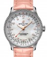 Product Image: Breitling Navitimer Automatic 35 Stainless Steel Mother of Pearl Diamond Dial A17395211A1P3 - BRAND NEW