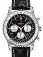 Product Image: Breitling Navitimer B01 Chronograph 43 Stainless Steel 43mm Black Dial AB0121211B1P1 - BRAND NEW