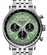Product Image: Breitling Navitimer B01 Chronograph 43 Stainless Steel Mint Green Dial AB0138241L1A1 - BRAND NEW