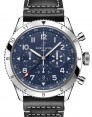 Product Image: Breitling Super AVI B04 Chronograph GMT 46 Tribute To Vought F4U Corsair Stainless Steel Blue Dial AB04451A1C1X1