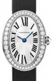 Product Image: Cartier Baignoire Mini Quartz White Gold/Diamonds Silver Dial WB520027