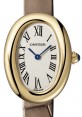 Product Image: Cartier Baignoire Women's Watch Small Quartz Yellow Gold Silver Dial Alligator Leather Strap WGBA0007 - BRAND NEW
