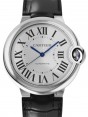 Product Image: Cartier Ballon Bleu De Cartier Steel 36mm Silver Dial Leather Strap WSBB0028