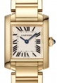 Product Image: Cartier Tank Francaise Ladies Watch Small Quartz Yellow Gold Silver Dial Bracelet WGTA0031 - BRAND NEW