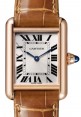 Product Image: Cartier Tank Louis Cartier Small Manual Winding Rose Gold Silver Dial WGTA0010