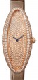 Product Image: Cartier Baignoire Allongée Ladies Watch Manual-Winding Medium Rose Gold Diamond Bezel Diamond Dial Alligator Leather Strap WJBA0010 - BRAND NEW