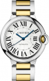 Product Image: Cartier Ballon Bleu de Silver Dial Stainless Steel/Yellow Gold  Bezel & Bracelet 36mm W2BB0012 - BRAND NEW