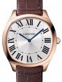 Product Image: Cartier Drive De Cartier Extra-Flat Manual Winding Large Rose Gold Silver Dial Alligator Leather Strap WGNM0006 - BRAND NEW