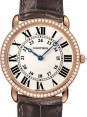 Product Image: Cartier Ronde Louis Cartier Manual Winding Rose Gold 36mm Silver Dial Alligator Leather Strap WR000651 - BRAND NEW
