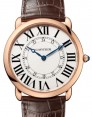 Product Image: Cartier Ronde Louis Cartier Men's Watch Manual Winding Rose Gold 42mm Silver Dial Alligator Leather Strap W6801004 - BRAND NEW