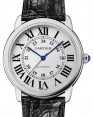 Product Image: Cartier Ronde Solo de Cartier Men's Watch Automatic Stainless Steel 42mm Silver Dial Alligator Leather Strap W6701010 - BRAND NEW