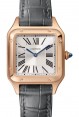 Product Image: Cartier Santos-Dumont Small Quartz Rose Gold Silver Dial Alligator Leather Strap WGSA0022 - BRAND NEW