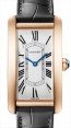 Product Image: Cartier Tank Américaine Large Rose Gold Silver Dial Leather Strap WGTA0134 - BRAND NEW