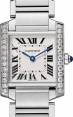 Product Image: Cartier Tank Francaise Ladies Watch Medium Quartz Stainless Steel Diamond Bezel Silver Dial Bracelet W4TA0011 - BRAND NEW