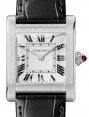 Product Image: Cartier Tank Normale Large Platinum Silver Dial Alligator Leather Strap WGTA0109 - BRAND NEW