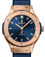 Product Image: Hublot Classic Fusion King Gold Blue 38mm Dial Rubber Leather Strap Automatic 565.OX.7180.LR - BRAND NEW