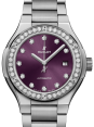 Product Image: Hublot Classic Fusion Titanium Diamonds Purple 33mm Dial Bezel & Bracelet 585.NX.897V.NX.1204 - BRAND NEW