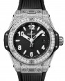 Product Image: Hublot Big Bang 3-Hands One Click Steel Pavé 33mm 485.SX.1170.RX.1604 - BRAND NEW