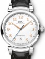Product Image: IWC Schaffhausen Da Vinci Automatic IW356601 Silver Arabic Stainless Steel Black Leather 40mm BRAND NEW